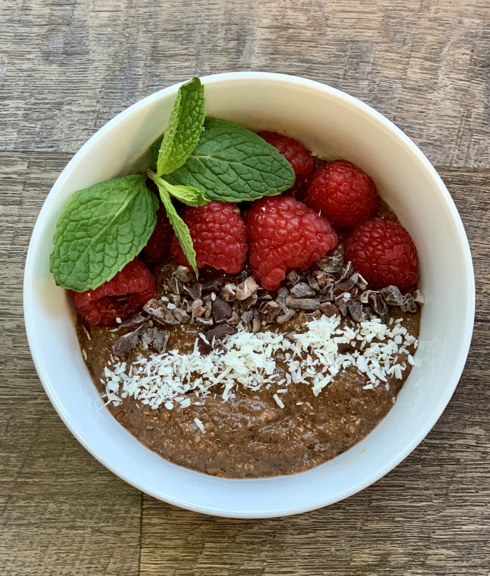 Chocolate Chia & Flax Seed Pudding FASST Plan